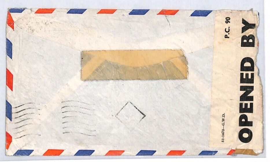 USA WW2 Air NYC Cover BRITISH INTELLIGENCE Oxford Merton College {McNaught}YL245 - Image 3 of 4