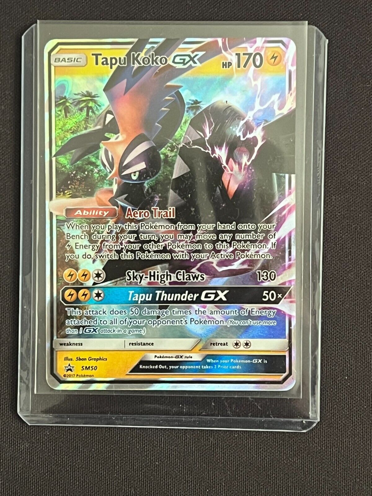 Tapu Koko GX 50 (SM Black Star Promo) (SM50) [First Partner Pack