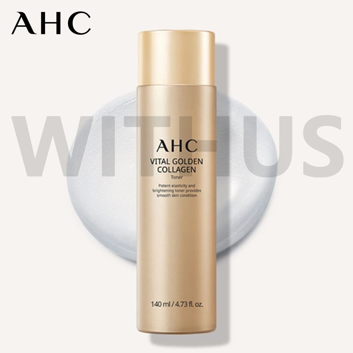 AHC Vital Golden Collagen 5pcs Skin Care Set Eye Cream+Toner+