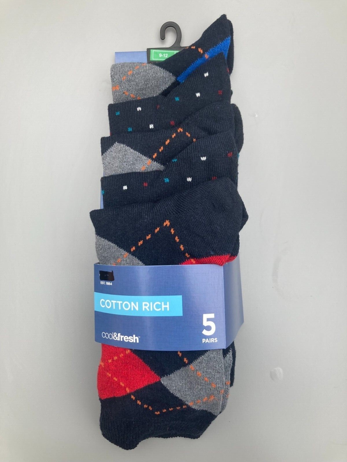 M & S MARKS AND SPENCER Men's Cotton Rich Socks 5 PAIRS eBay