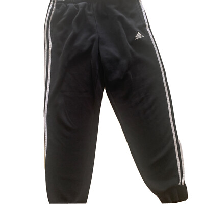 Adidas Track Pants Mens Medium Tri Stripe Warm Up Jogger Casual Sweatpants 