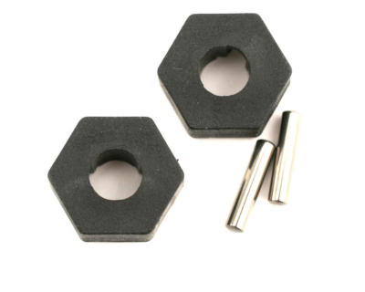 Traxxas - 4954 Hex Wheel Hubs (2)/Axle Pins(2.5x12mm)(2)