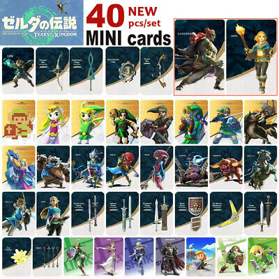 40pcs/set BOTW TOTK amiibo Zelda Tears of the Kingdom amiibo Mini