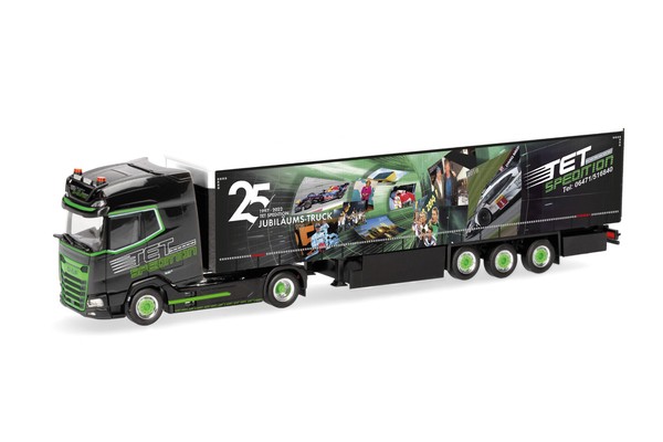 Herpa 318907 Daf Xg+ Gardinenplanensattelzug Tet Jubileum Ho 1:87 Neu-image