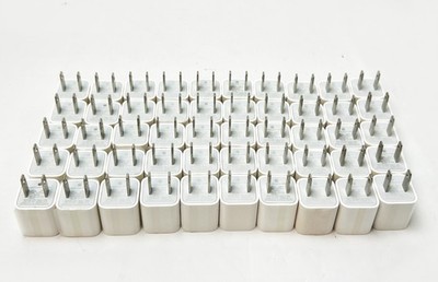 Lot of 50 New Apple 5W USB Wall Charger USB-A Power Adapter for iPhone iPad