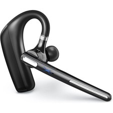 Bluetooth Headset, Wireless V5.4 Bluetooth Earpiece with Dual Noise Cancellat...