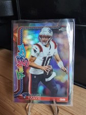 2025 Topps Chrome Football NFL Drake Maye Future Stars #FS-7 New England Patriot