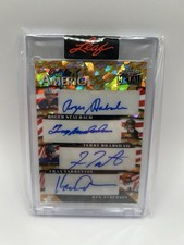 2025 Leaf Independence 8 Auto Staubach Bradshaw Tarkenton Theismann Griese 1/1