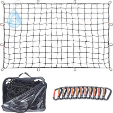 Cargo Net for Roof Rack - 22 X 38 Inch, Heavy-Duty, Mesh Square Bungee Netting w