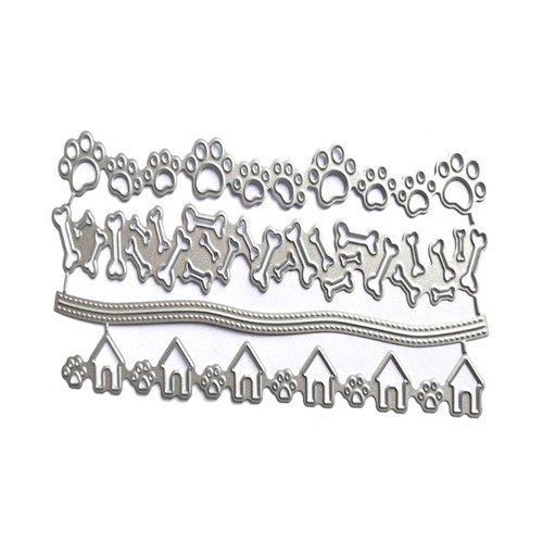 Dog Paw Metal Cutting Dies Scrapbooking Stencil Die Cuts Card Embossing ...