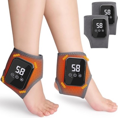 2Pcs Foot Massager for Neuropathy, 3 in 1 Cordless Feet and Ankle Massagerr 
