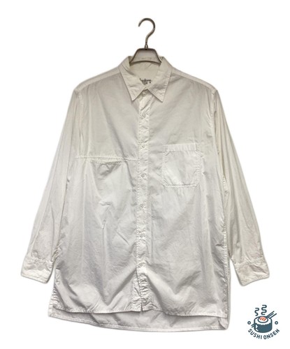 Yohji Yamamoto Pour Homme, Yohji Yamamoto pour homme Front Switching Broad cloth Blouse Size: 3 HN-B01-001