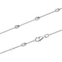 25Cm Fusskette Ankerkette Diamantiert 925 Sterling Silber Fusskettchen Silber