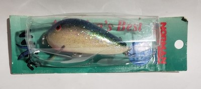 Vintage USA Made Bill Norman Wake N Wake Bait GWK-141 Sunshine. New . Rare Color