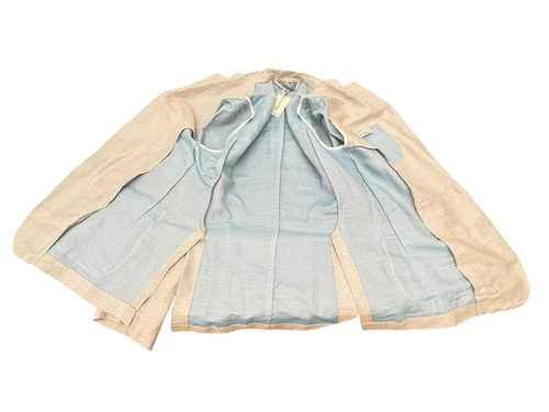 G. Inglese Jacket For Man light grey Single Breasted With 3 Pockets in contrast image 6