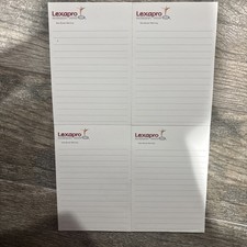 Lexapro Drug Rep Notepad Scratch Pad 4” X 6”  2002 200 Sheets