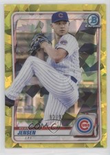 2020 Bowman Chrome Draft Sapphire Edition Yellow 82/99 Ryan Jensen #BD-9 1b8