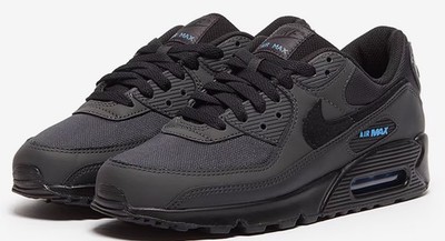 Nike Air Max 90 - Herren - GR 43 - SMOKE GREY/BLACK LASER BLUE -  NEU On  OVP