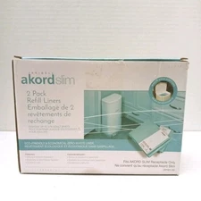 Janibell Akord Slim 2 Pack Refill Liners Series 280 New Open Box