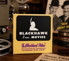 Vintage Blackhawk Films Man About Town Laurel Hardy 8mm Silent Movie Reel EUC