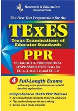 TEXES PPR (REA) - THE BEST TEST PREP FOR THE TEXAS By Anderson Stephen C. Ph.d.