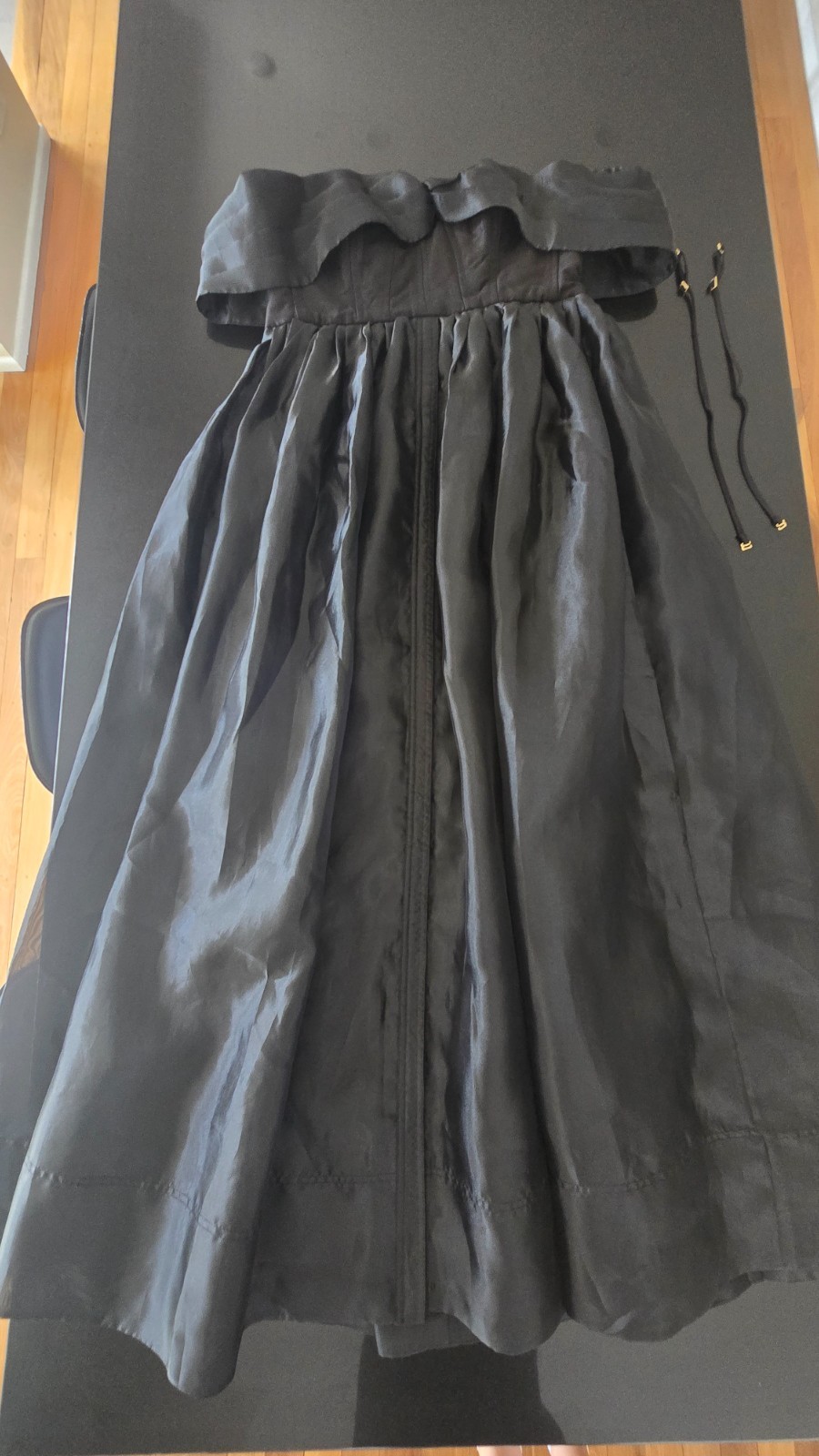 Aje Cordelia Corseted Maxi Dress Size 16 /US 12 Black Formal Black Tie Wedding image 4