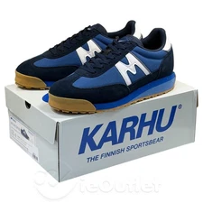 NEW KARHU Mestari Control Low Cut Trainer Tennis Shoe - Dress Blues/Bright White