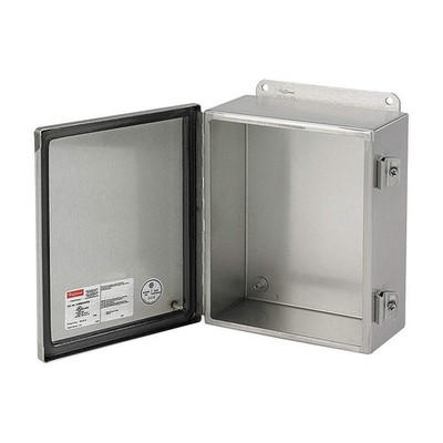 HOFFMAN A1008CHNFSS Enclosuresr,Mtlc,10In.Hx 8In.Wx4In.D 32FE47