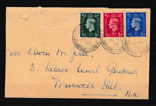 GB KGVI 1937 Definitive First Day Cover WS46669