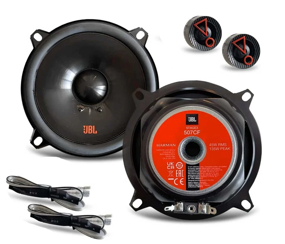 JBL Stage3-507CF 2-Wege 13cm Lautsprecher 135 Watt Schwarz