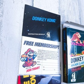 Donkey Kong BOX ONLY No Hangtab Black Box VGC (Nintendo NES, 1986) VERY RARE!