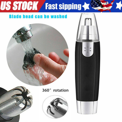 Electric Nose Ear Hair Trimmer Face Eyebrow Mustache Beard Shaver Clipper Unisex