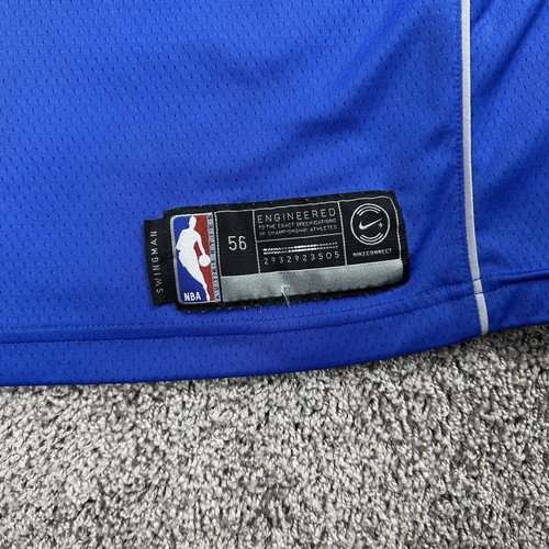 Dallas Mavericks Jersey Mens 2XL Blue NBA Basketball Nowitzki 41 Nike Dri Fit - Picture 8 of 16
