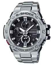 New Casio Men's G Shock Master of G Steel Analog Watch GSTB100D-1A