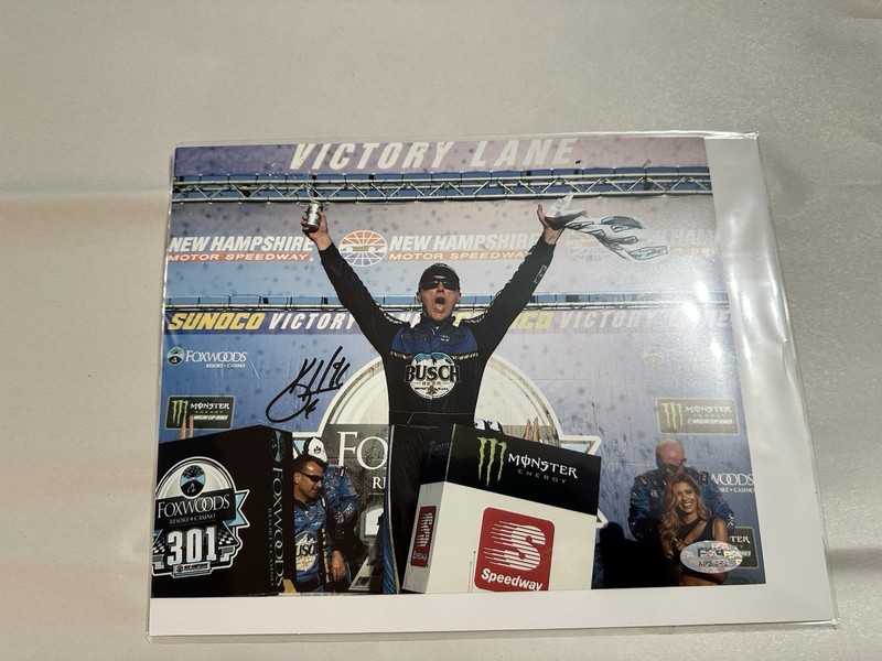Kevin Harvick Signed New Hampshire Win 8x10 Photo