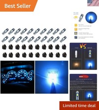 Ice Blue T5 74 Led Bulb With Pc74 Socket For Instrument Dash Light