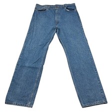 Vintage Levis 505 Straight Leg Jeans Mens 38x32 Blue 90s Made in USA Denim 1990