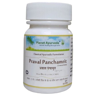 Planet Ayurveda Praval Panchamrit - 60 Tabletten