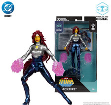 BLACKFIRE New Teen Titans McFarlane Toys Digital Walmart Con DC Direct 7  figure