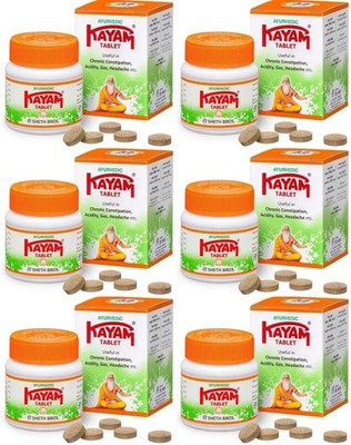 KAYAM Tablette 30 Tab (6er Pack) Ayurvedisches natürliches Abführmittel