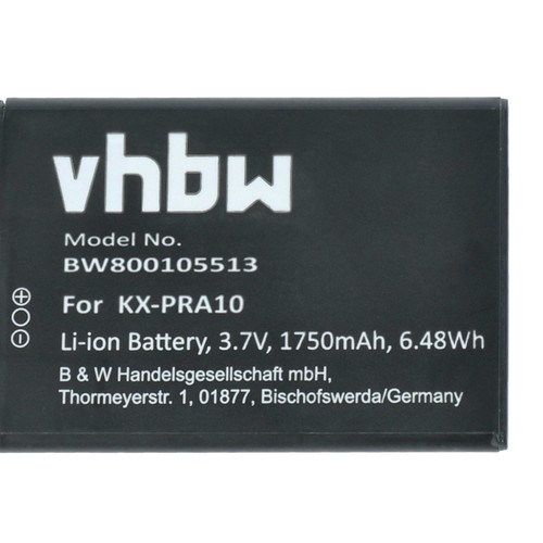 Bateria do Panasonic KX-PRA10EX KX-PRA10 1750mAh 3,7V - Zdjęcie 5 z 9