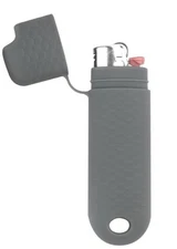 Waterproof Lighter Case Cover Holder for BIC J6 Regular Lighter  Gray