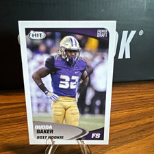 SAGE 2017 Sage Hit Budda Baker Rookie #37 Washington Huskies NCAA Football Card. rookie card picture