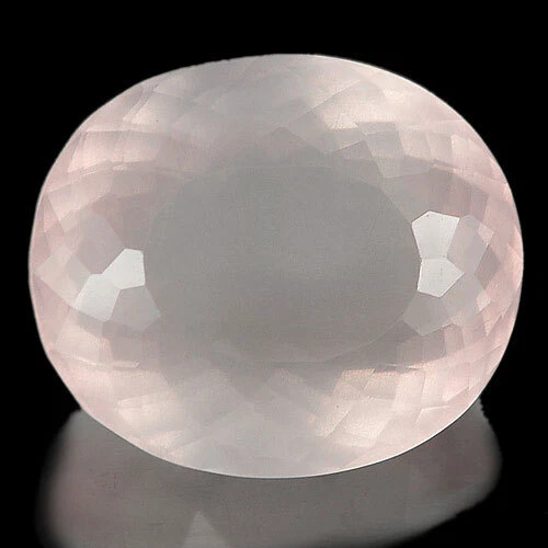 Rose Pink Quartz 37.44 Ct. VVS Oval Shape 24 x 20 Mm. Natural Gemstone Brazil - Image 2 of 4