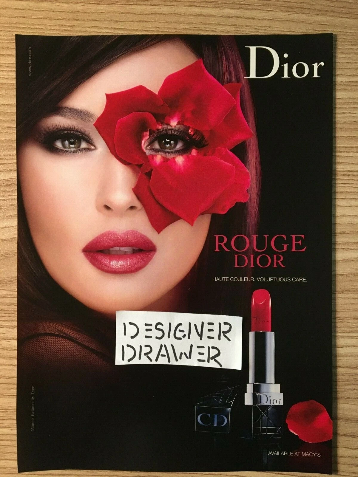 Rouge à lèvres Dior Rouge Cosmétiques 2011 publicité imprimée