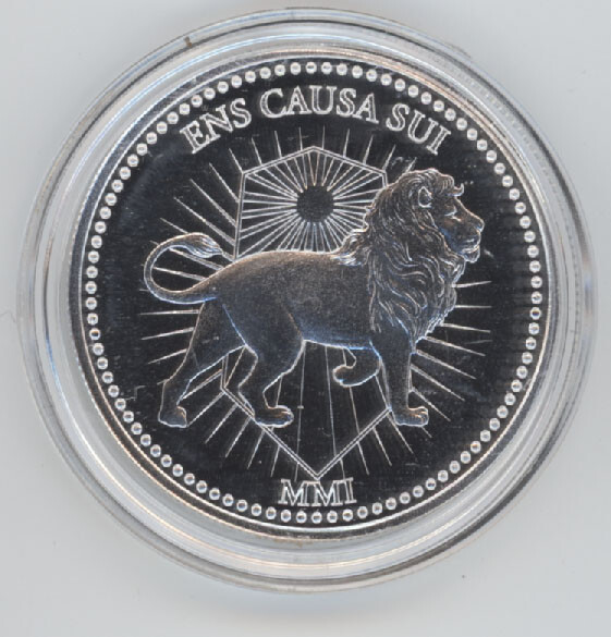 JOHN WICK 1 OZ .999 SILVER CONTINENTAL COIN IN CAPSULE