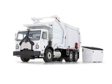 Peterbilt Model 520 w/Front Loader and Trash Bin - Diecast 1:34 Scale 10-4193