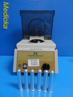 Hamilton Tube Insert Hamilton Bell GSK VanGuard 6500 Centrifuge W/ Tube Insert 3400 RPM ...