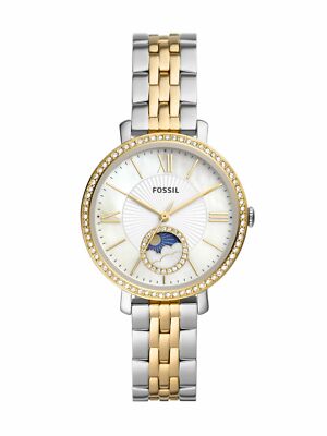 Fossil ES5166 JACQUELINE Uhr Damenuhr Edelstahl bicolor