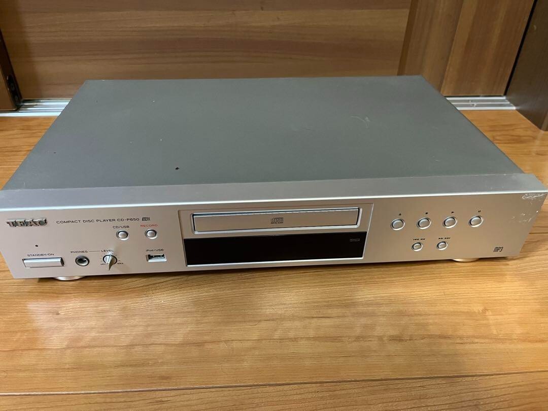TEAC Compact Disc Player CD-P650 Silver Good | eBay